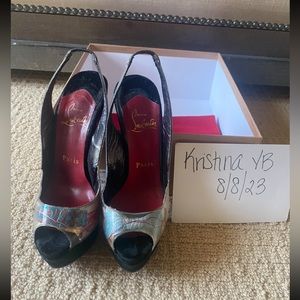 Christian louboutin winter trash heels